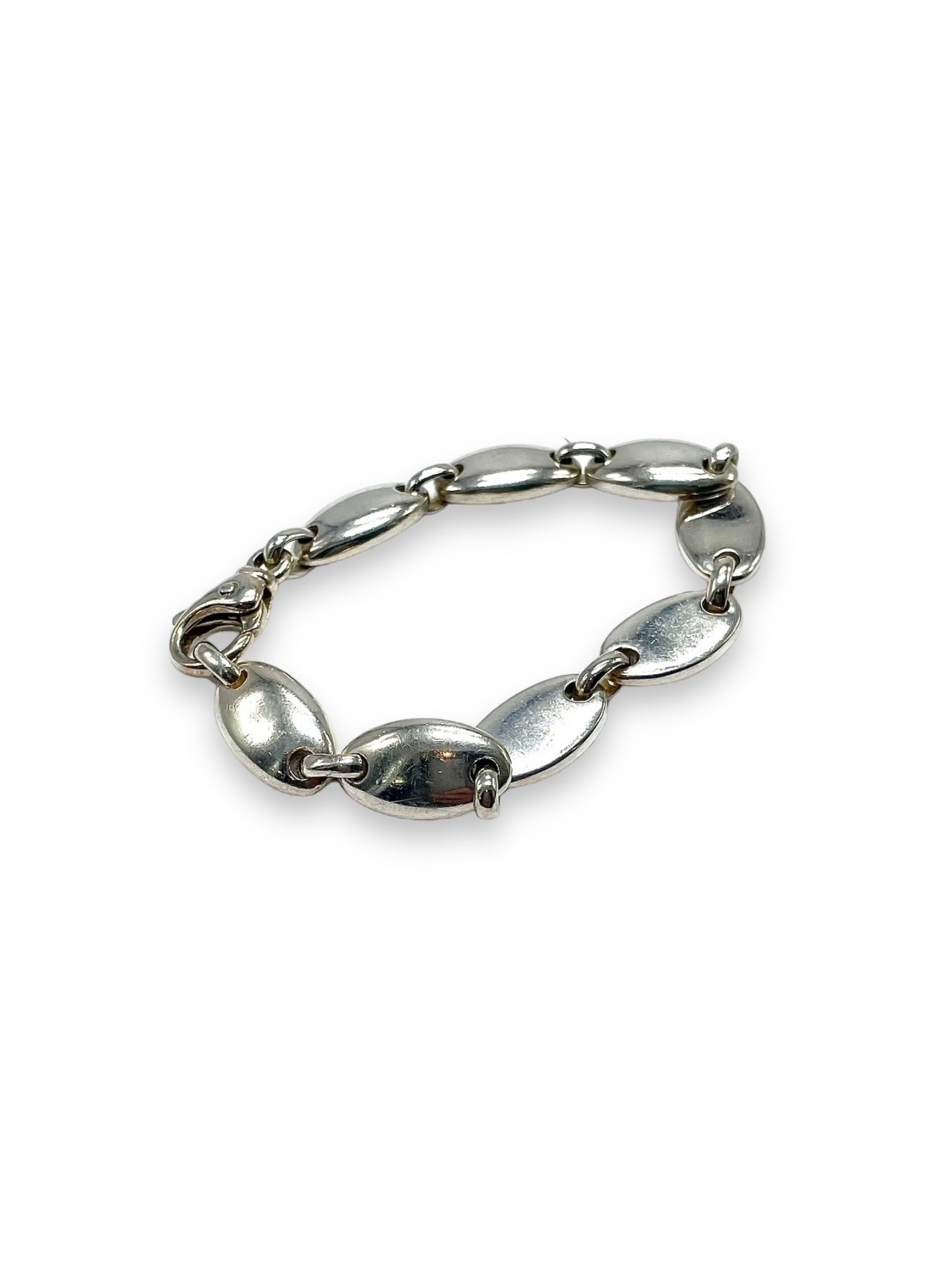 Tiffany&Co. ヴィンテージ ペブル リンク ブレスレット　sv925