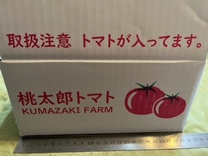 新鮮桃太郎夏トマト　不揃い　2.9㎏以上　２２００円
