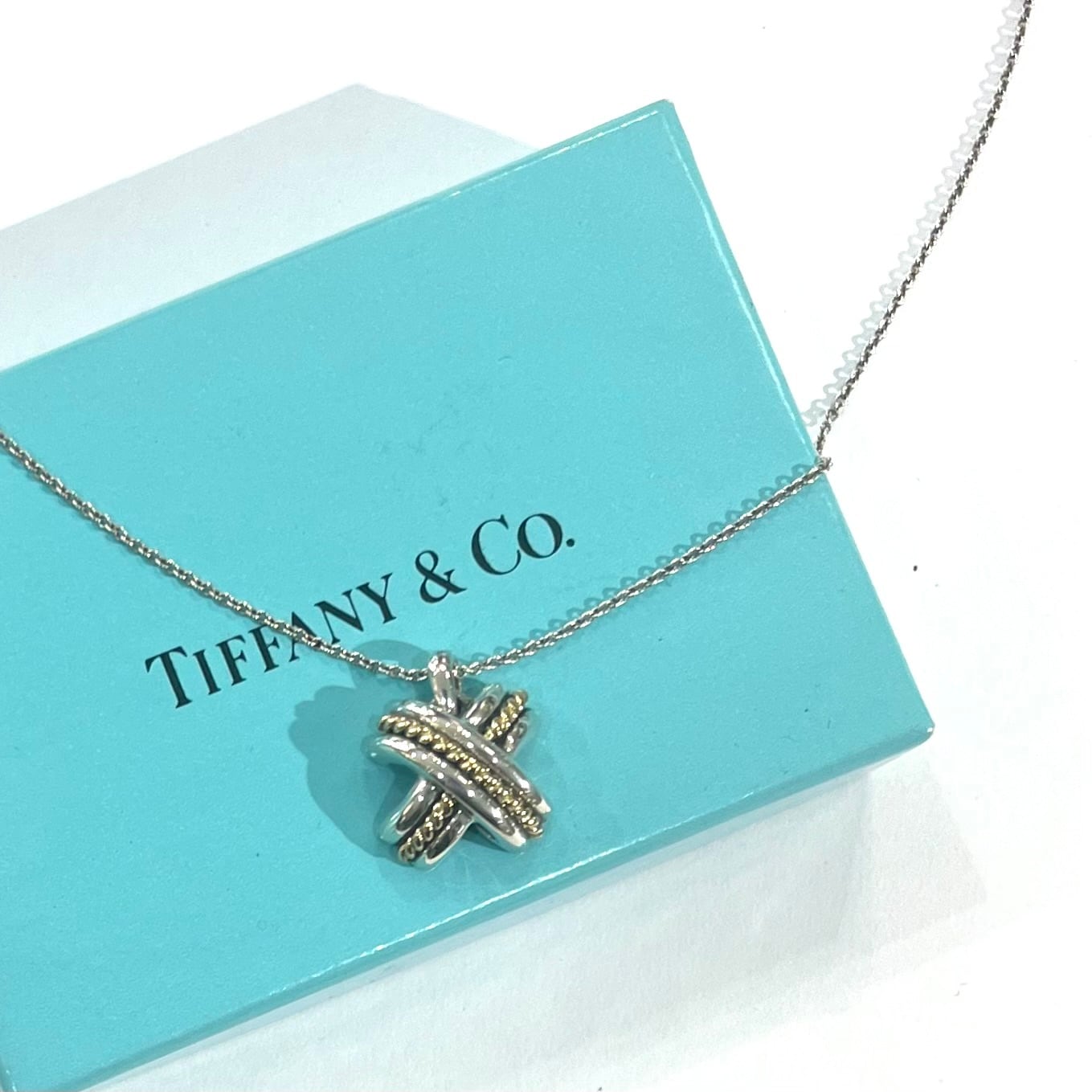 TIFFANY &CO】2495 K18YG ティファニーシグネチャー ネックレス