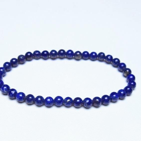 ラピスラズリ ブレスレット 5mm 一点物 メール便可 [M便 1/10] 111-48407