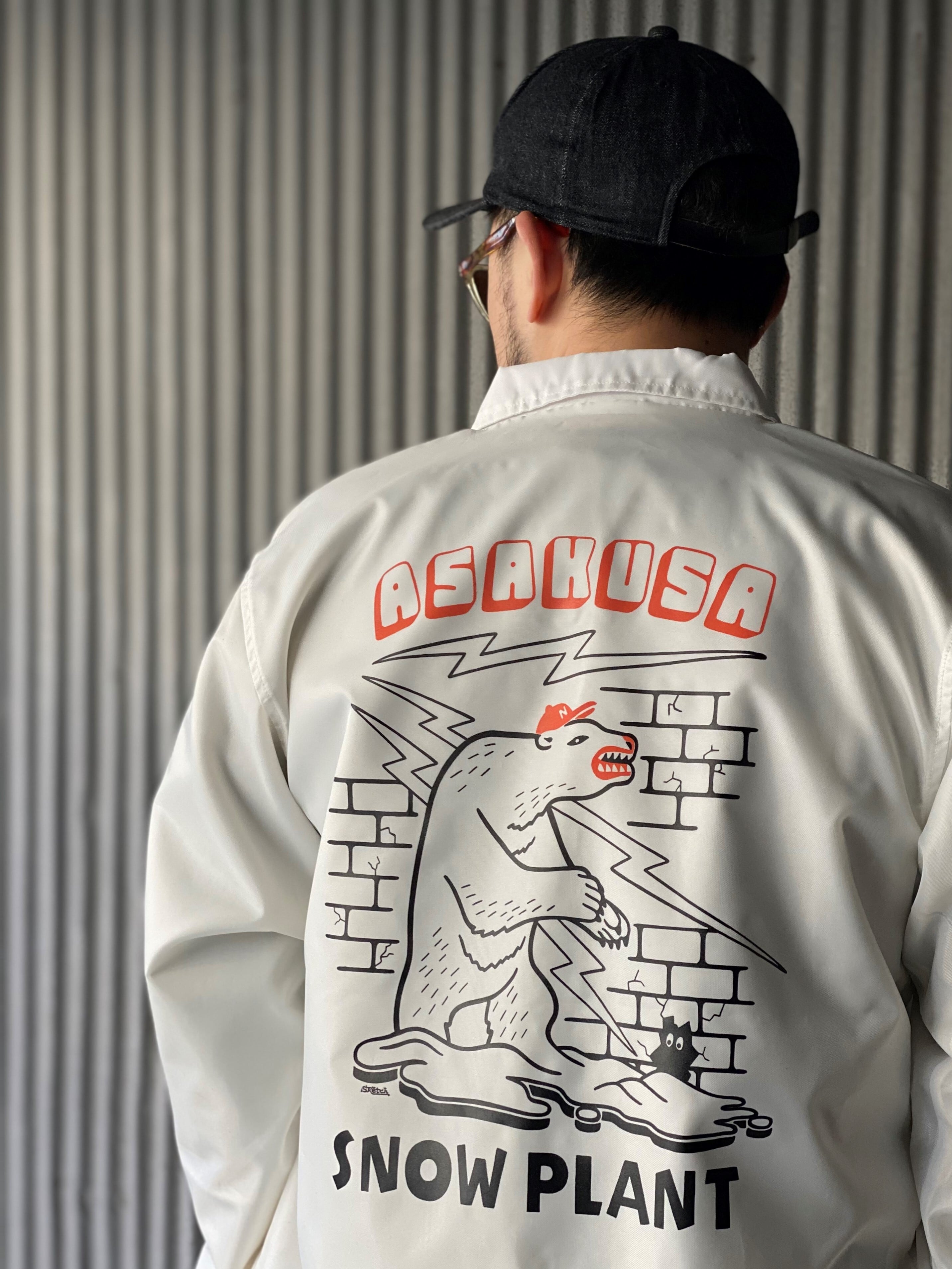 SNOW PLANT SOUVENIR COACH JACKET | SNOW PLANT