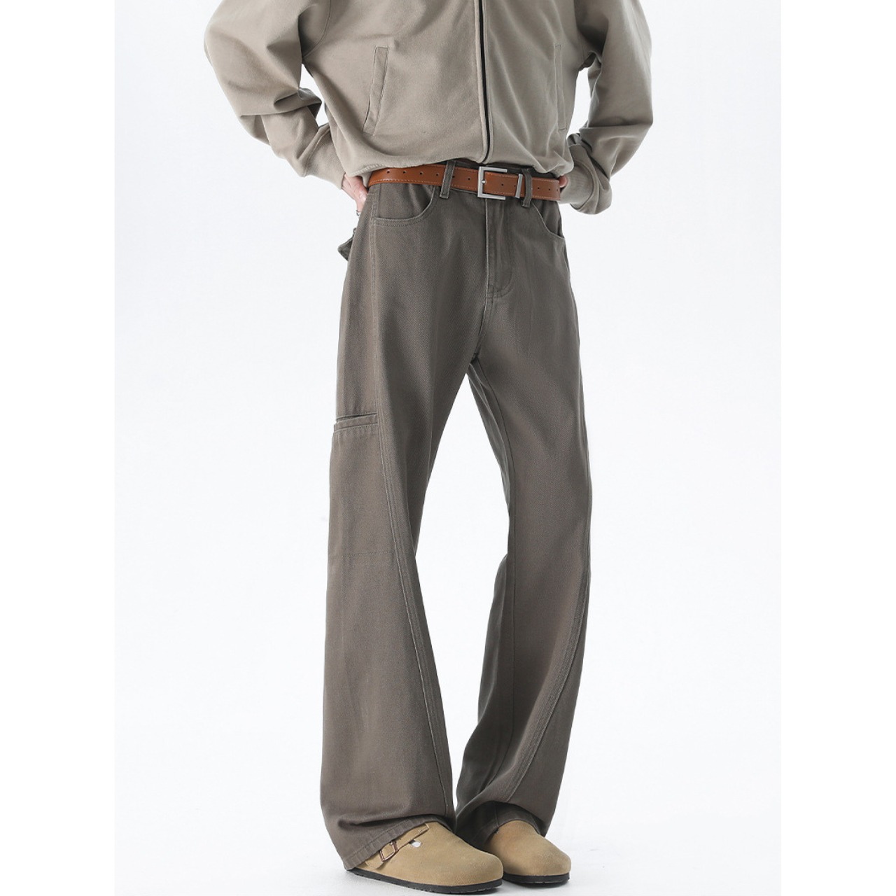 【Modern Work】ストレートワークパンツ【M～5XL】　TB2020・画像3