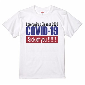 COVID19大嫌いTシャツ：トリコロール