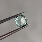 シーフォームトルマリン クッションカット 5.8x5.2mm, 0.79ct, アフガニスタン産