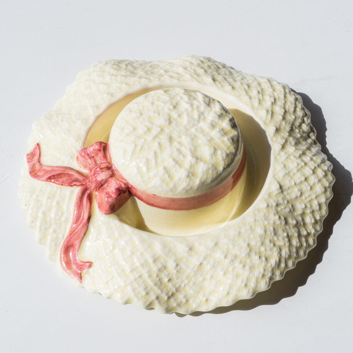 Straw Hat Wall Plaque