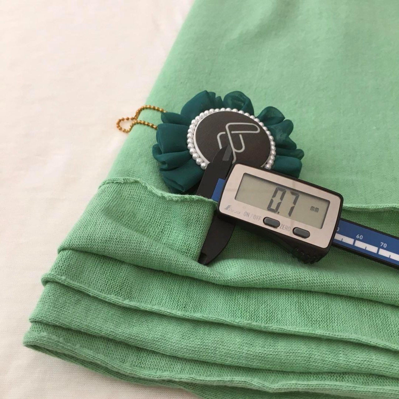 綿100%ラフィ天竺ニット生地-2m-curl tricot　KX/200H6806