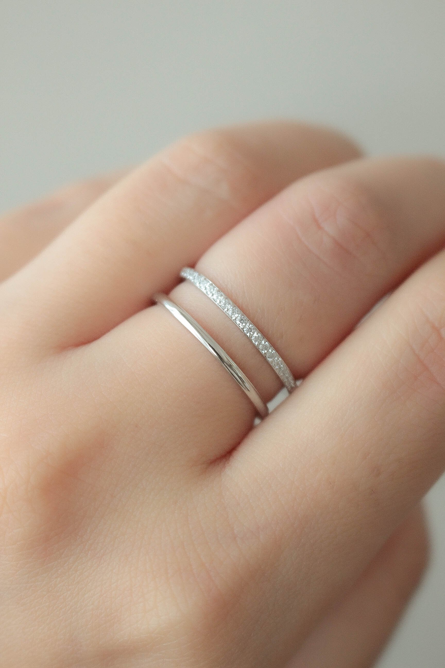 Zirconia Combi Ring | ebine(エビネ)|金属アレルギー対応アクセサリー