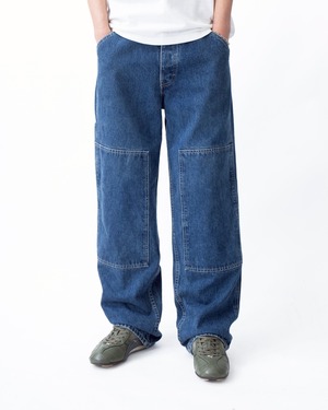 "GAP" double knee wide denim trousers