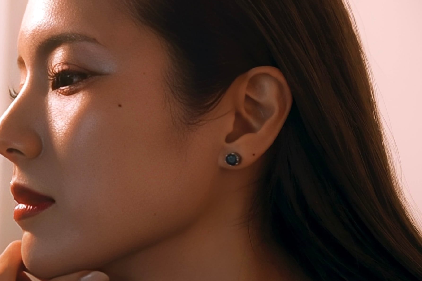 ブラックダイヤイヤリング