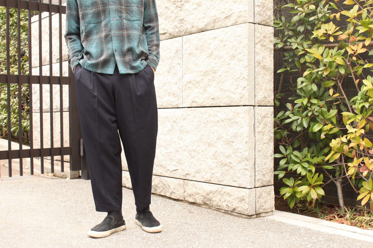 90s (1990) COMME des GARCONS HOMME PLUS Wool Wide Tappered Slacks