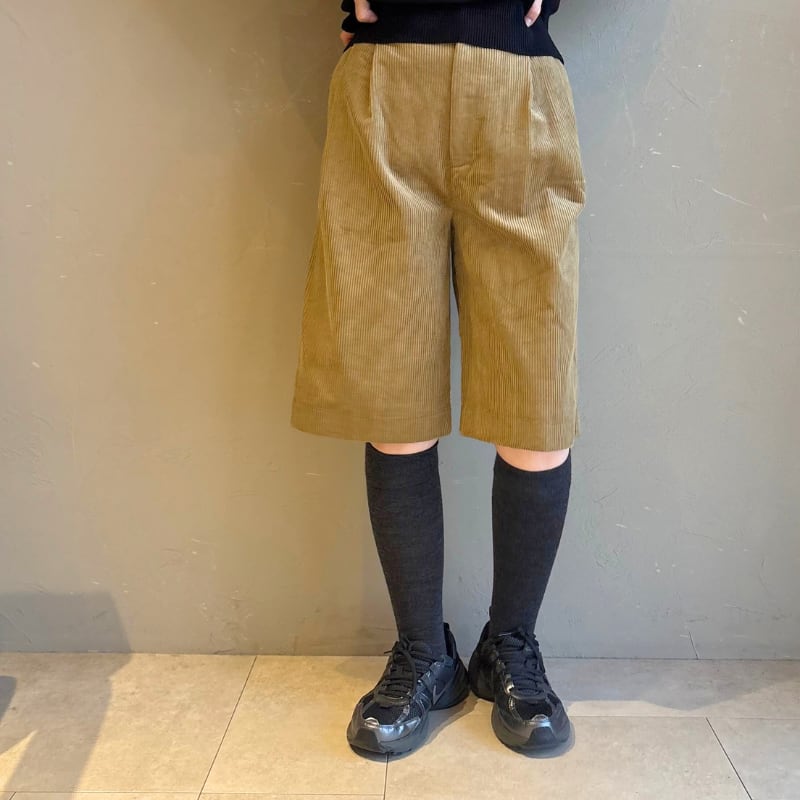【 CLOCHE 】コーデュロイハーフパンツ