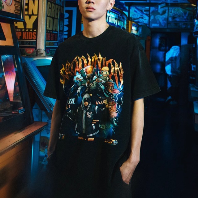 【DRIP2373】STA × RMD × OD Terminated Braveheart Print Tee