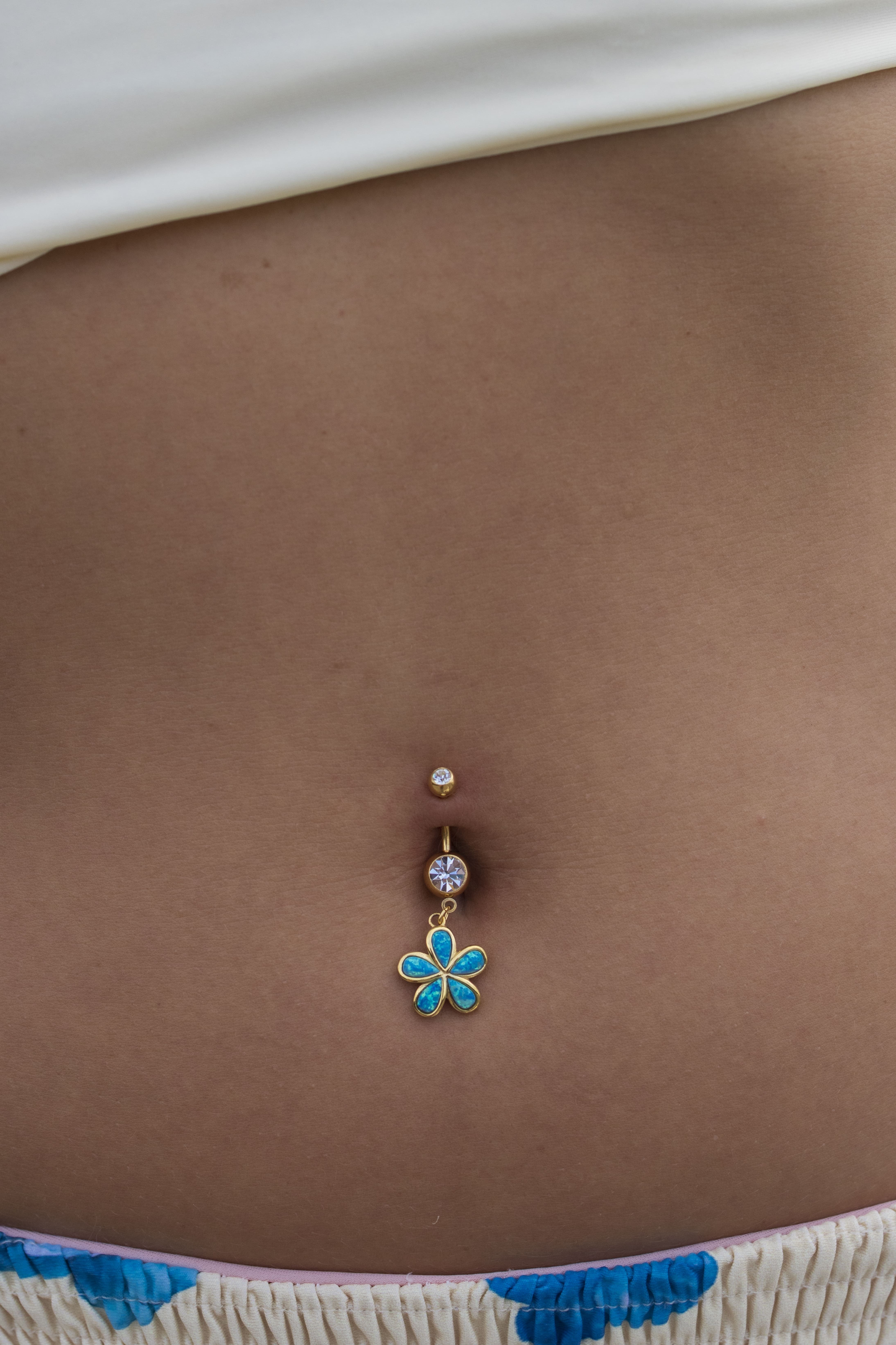 へそピアス】Plumeria opal /ボディピアス | IRIEBEACH