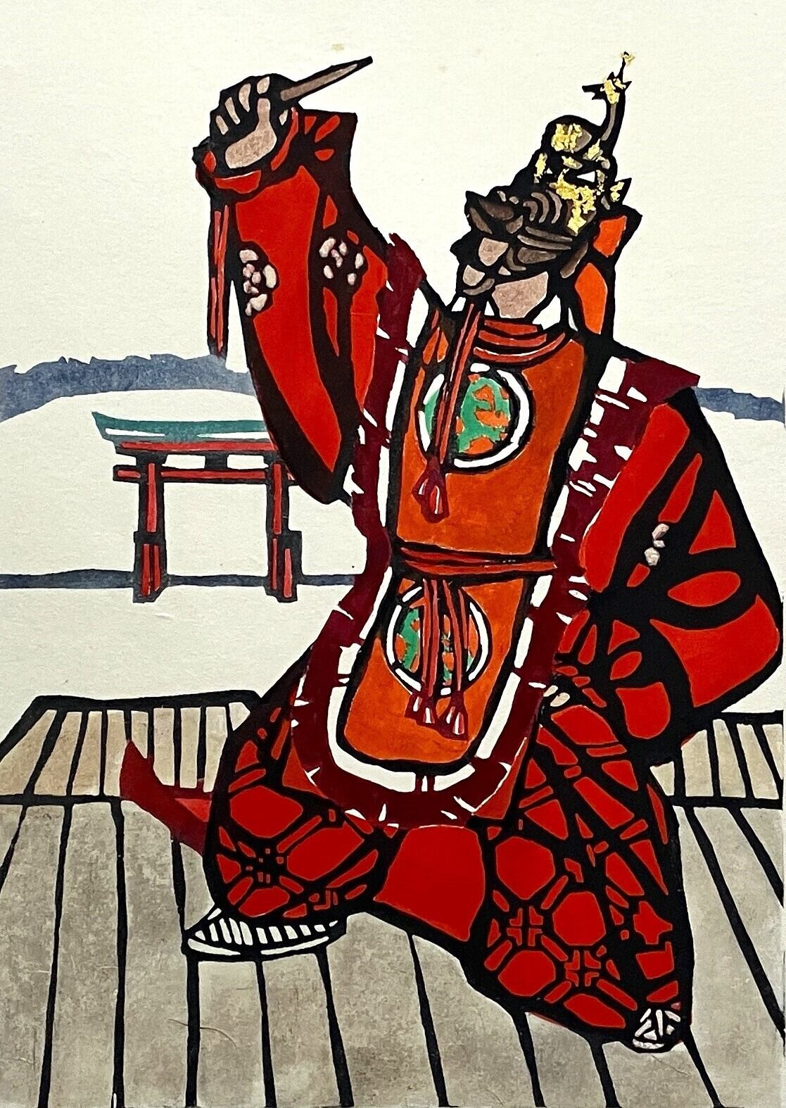 さかもとふさ　タイル絵画　ふくろう 楽天市場】絵画 現代日本画 伝統開運画 松竹梅梟図 山村観峰 額入り