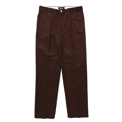 HOPSACK PANTS P/BROWN