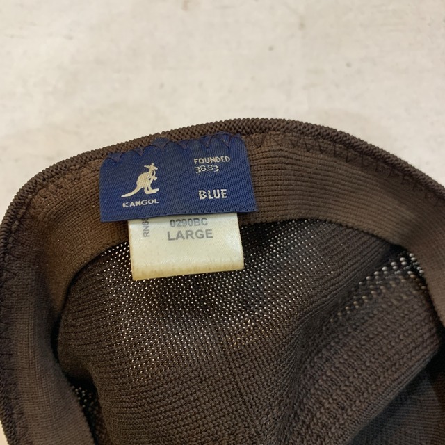 KANGOLカンゴール　VENTAIR504 メッシュハンチング帽　茶色　