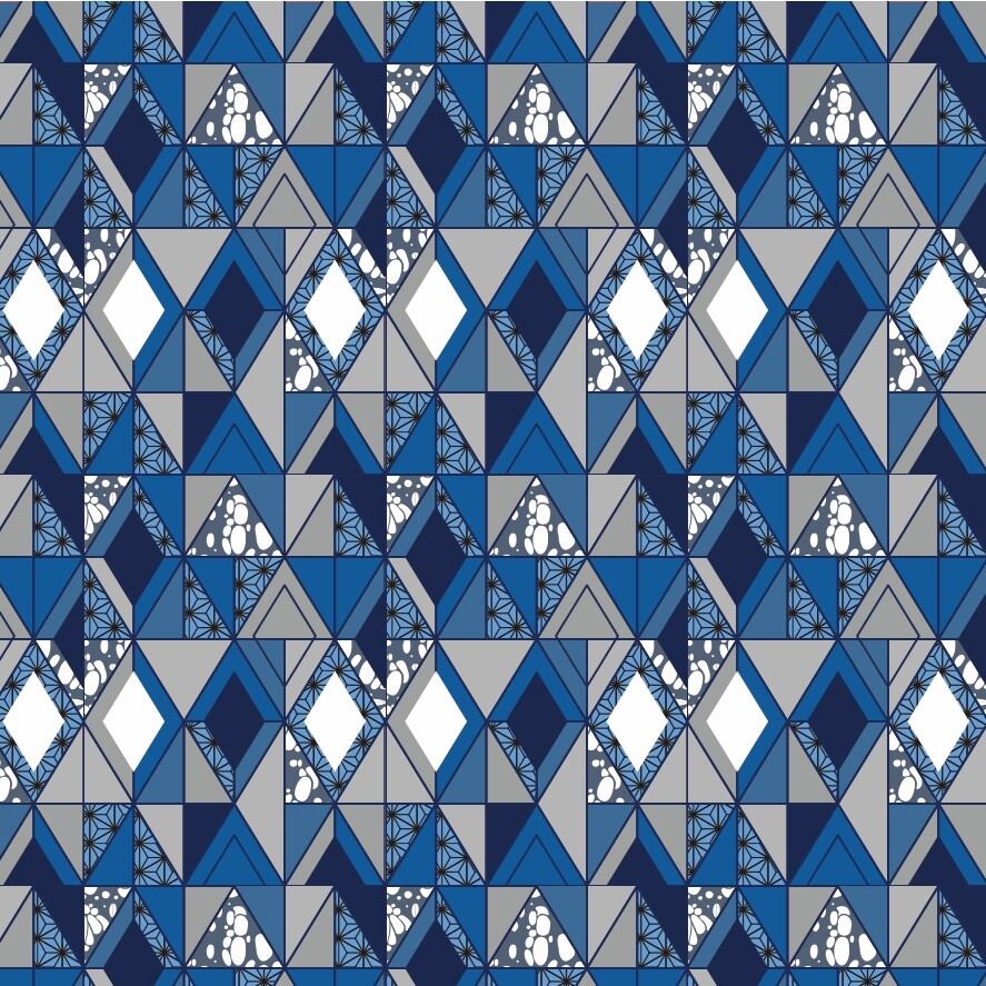 アフリカ大陸Tシャツ White/和×アフリカBlue | Chérie COCO - Official