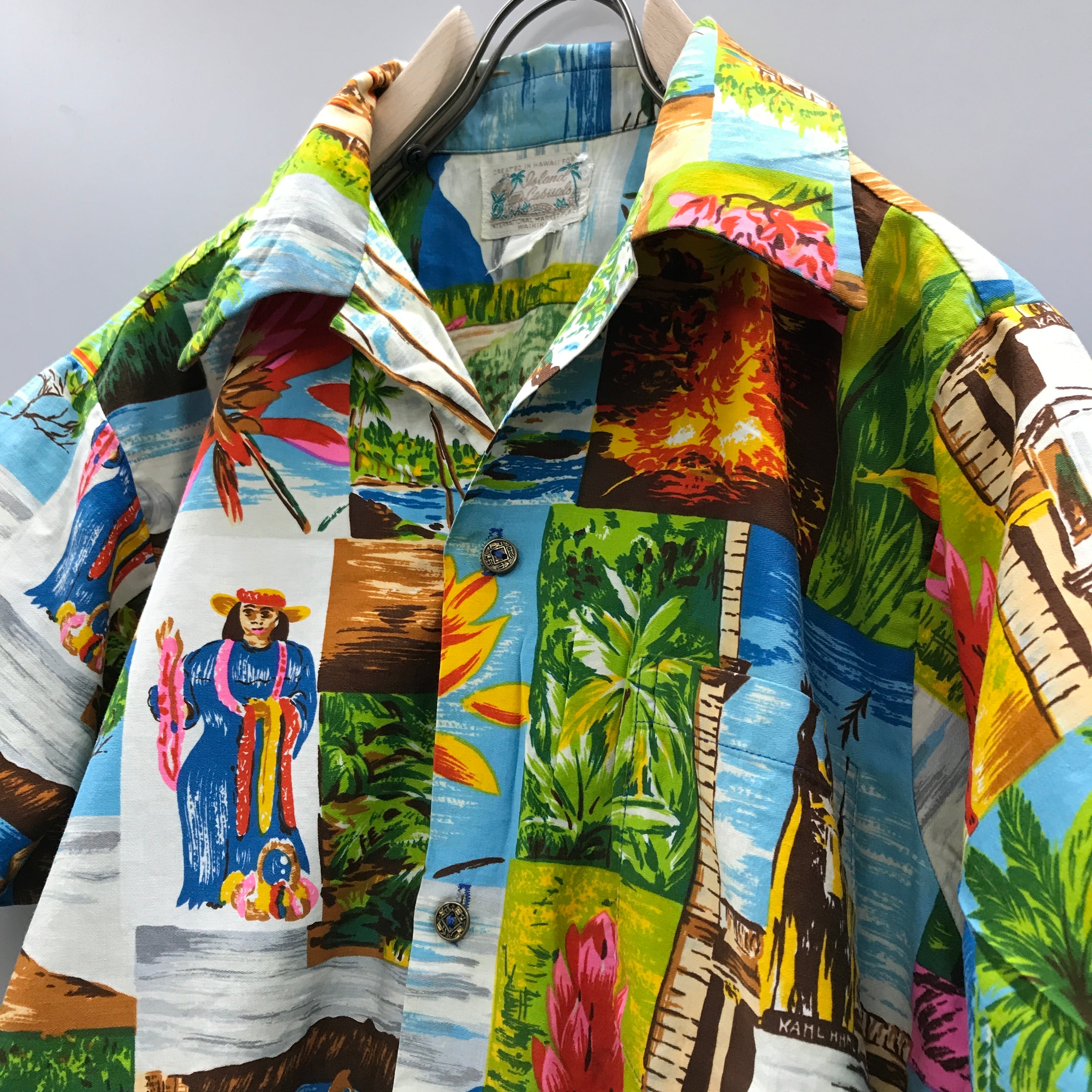 60's~70's Island Casuals ハワイアンシャツ（ アイランドカジュアル
