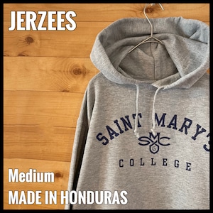 【GILDAN】カレッジ セントメアリーズ saint mary's college アーチロゴ プリント スウェット パーカー プルオーバー フーディー M US古着