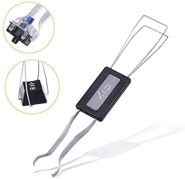 メカニカルキーボード 2in1 両用 メンテナンス工具 テンキーボード ワイヤレス テンキーパッド 2.4GHz 無線 数字キーボード 18キー ゥース数値キーボード (キートップ引抜工具)