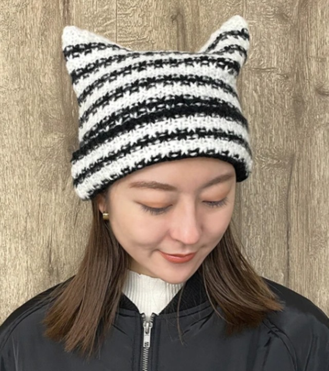 ナンバーミーTOKYO"KNIT CAT HAT"