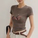 プリントフィットTシャツ ・22790