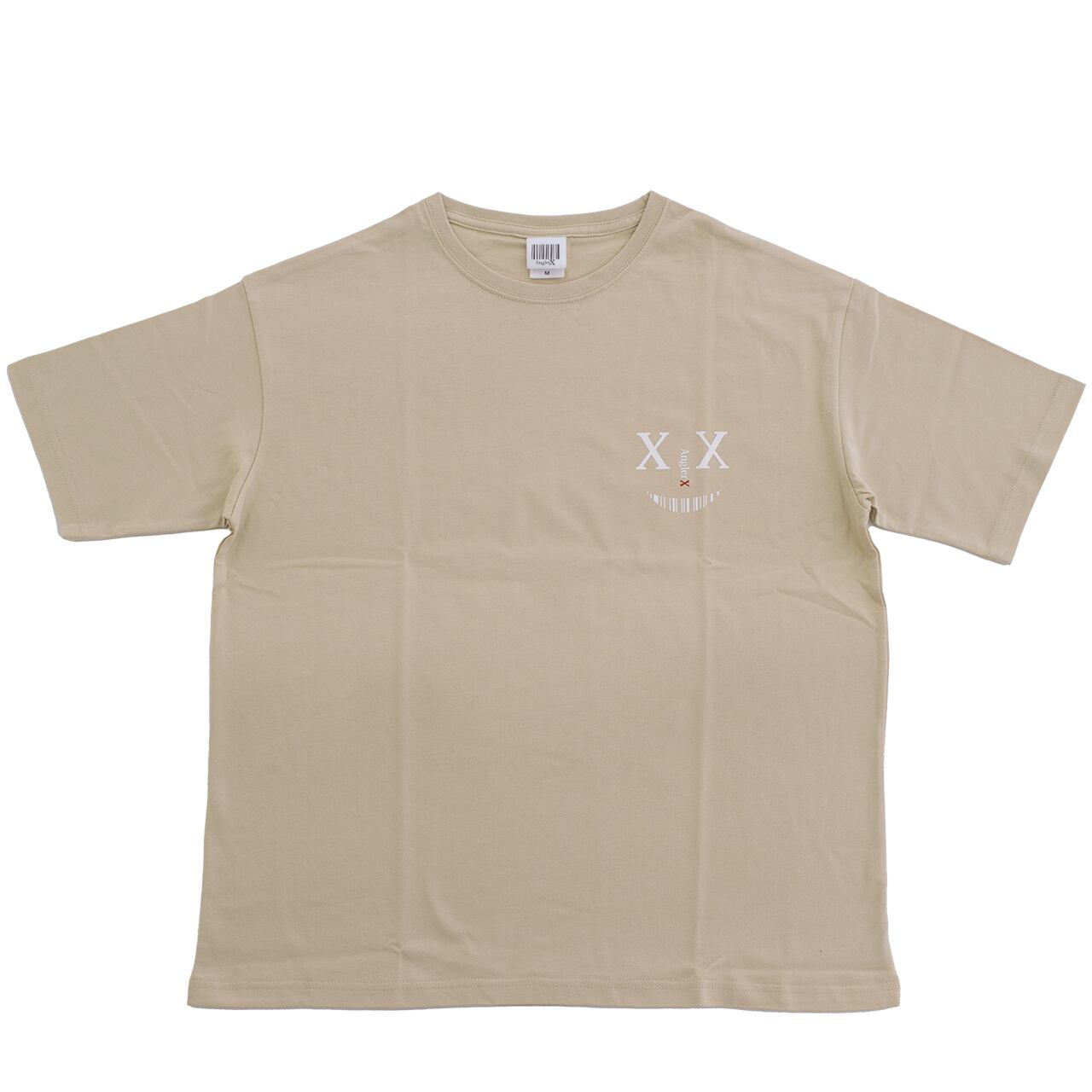 XFACE - Oversized Tee (5.6oz / Cotton 100%) Sand Beige