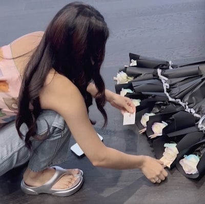 BLACK PINKジェニー着用/FLIP FLAP 02/ヒール 4CM/ユニセックス PAESBLACK PINKジェニー着用/FLIP FLAP 02/ヒール 4CM/ユニ