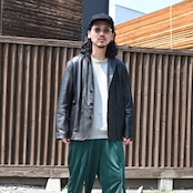 KUON / GANKO別注 Sashiko Sweatshirt style1