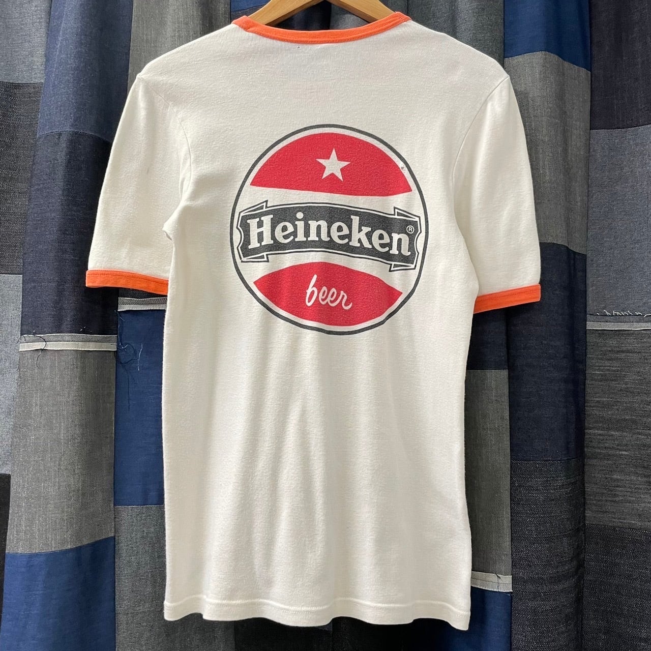 Vintage 70~80s / ハイネケン/ リンガーTシャツ | 古着屋 SATO-サト- Vintage 70~80s / ハイネケン/ リンガーTシャツ | 古着屋 SATO-サト-