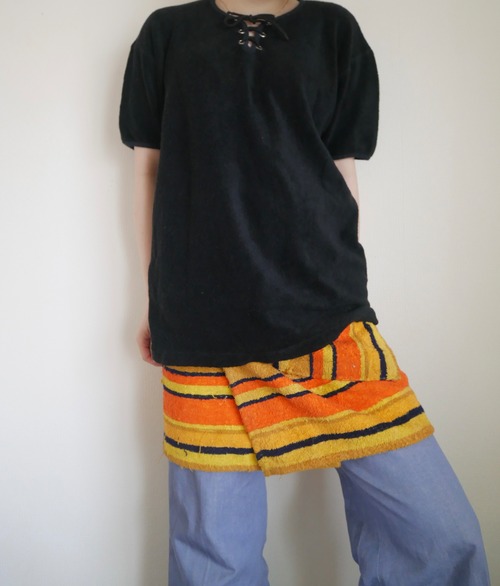 80s～ Munsingwear pile mini skirt