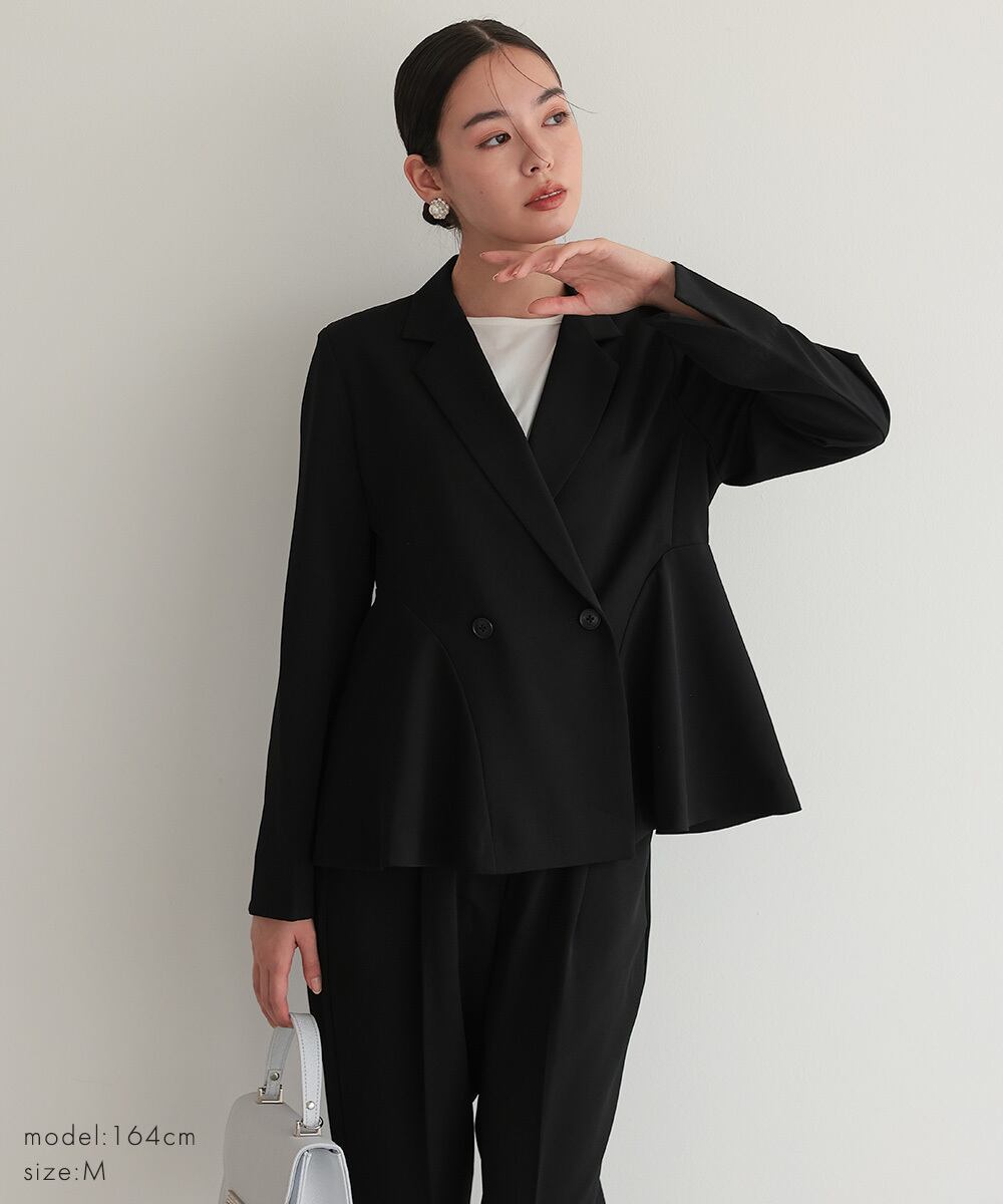 スーツ レディース セレモニースーツ 手洗いOK 2点セット ママスーツ