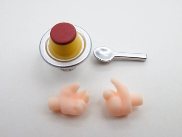 再入荷　ねんどろいどもあ パーツコレクション 喫茶店 小物パーツ プリンとスプーン