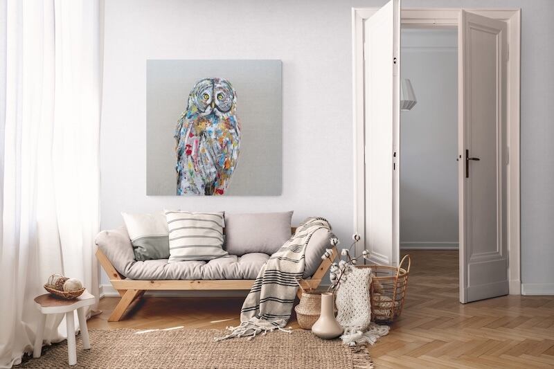 owl / フクロウ / 梟の現代アート作品 絵画販売 | TOMOYA GALLERY STORE