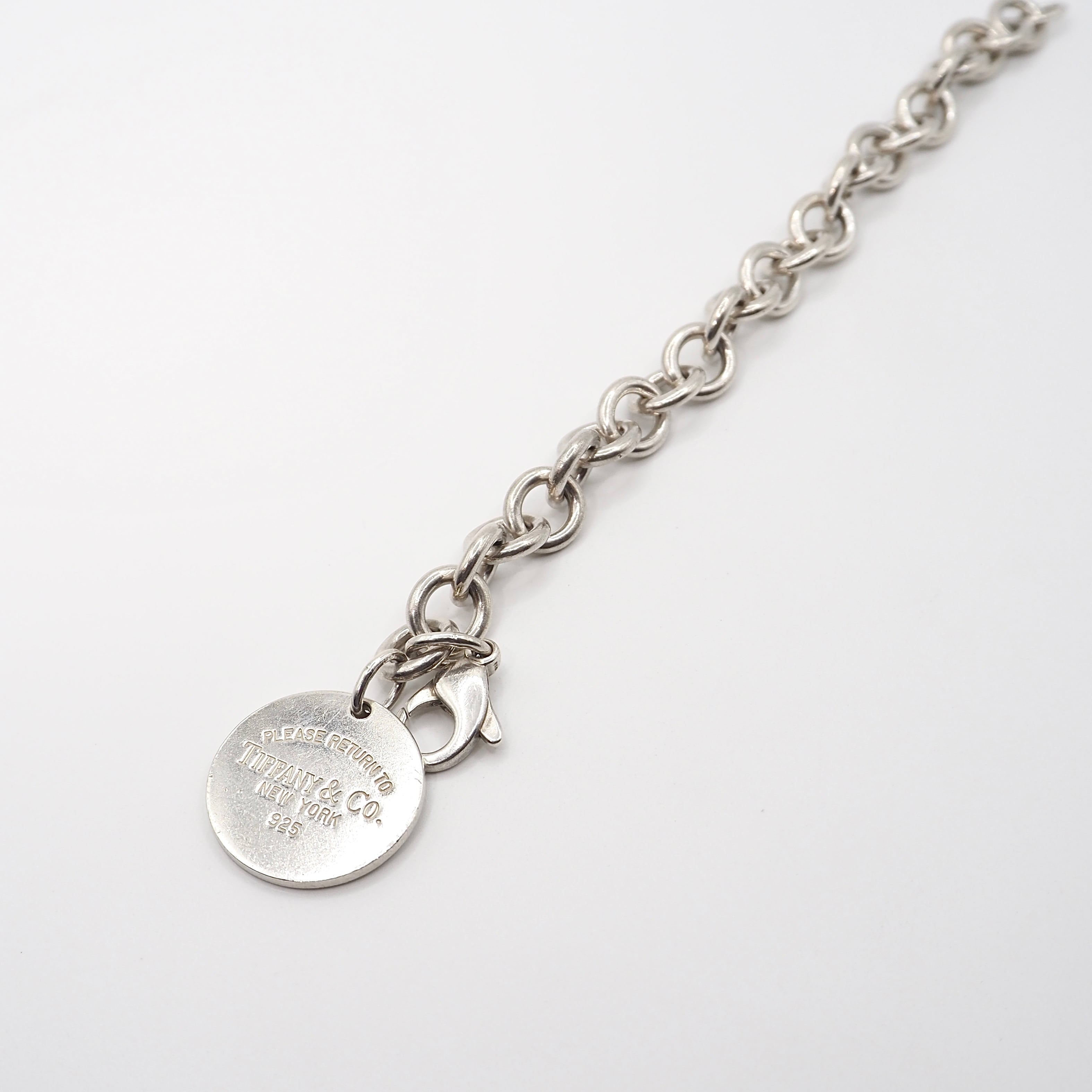 Tiffany&Co. リターントゥ ラウンドタグ ブレスレット シルバー925
