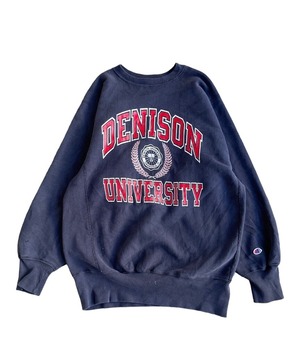 Vintage 80-90s XL Champion reverse weave sweatshirt -DENISON UNIVERSITY-