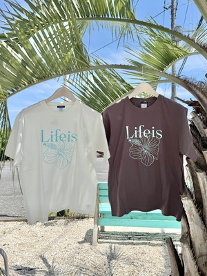 【新色追加！】大人気LIFE is ハイビスカス半袖Tシャツ ¥6,500+tax