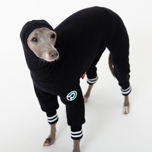 裏起毛トレーナー　black / イタグレ服