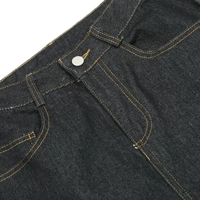 leopard-point pocket denim　レオパードポイントポケットデニム　J2097