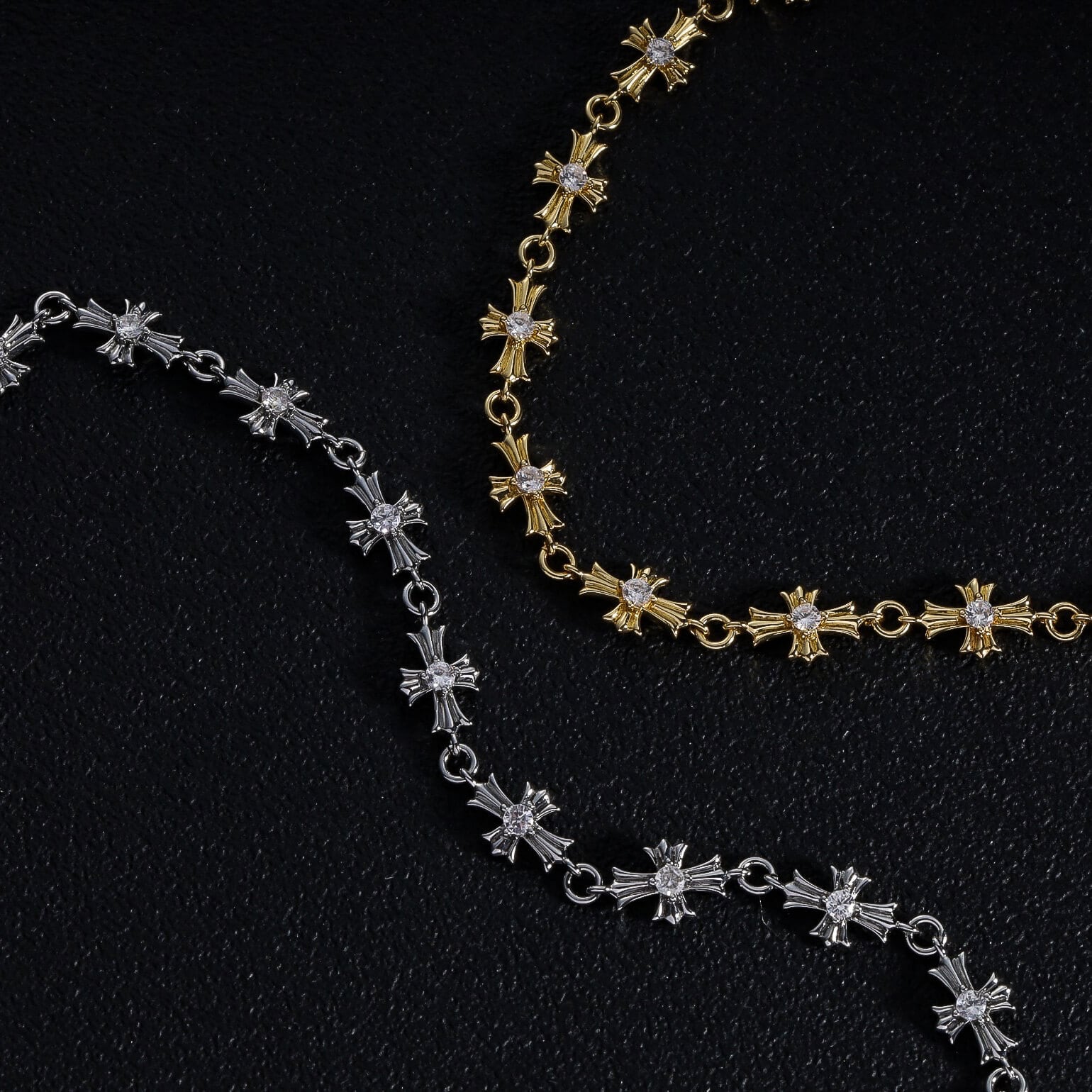 LUXURY CROSS SERIES- whole zirconia cross necklace VN9-42 | VERIELA