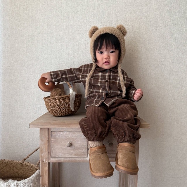 [mimimarket] check shirt