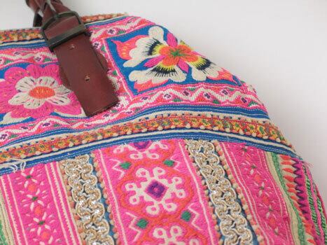 モン族古布/刺繍バック | Ethnic Beauty