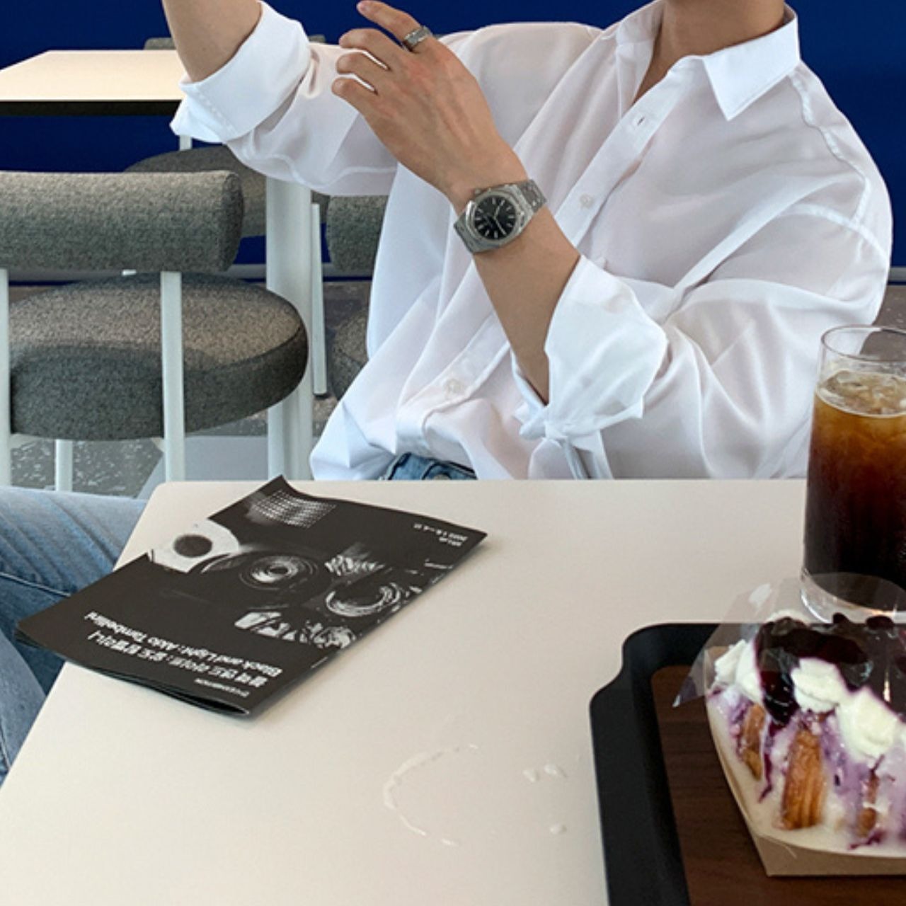 カジュアルシンプルシャツ　MT0080308