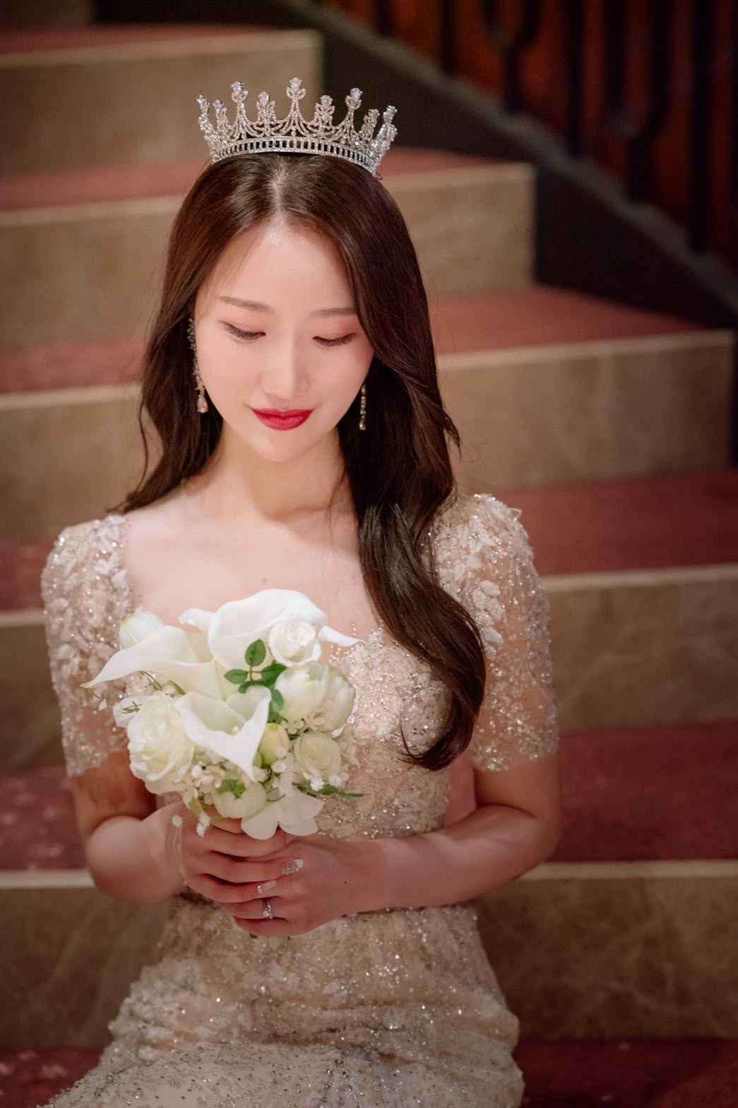 英子様♡ローマピンク PINK HOUSE / ギンガムチェックパッチワークフリルブラウス F