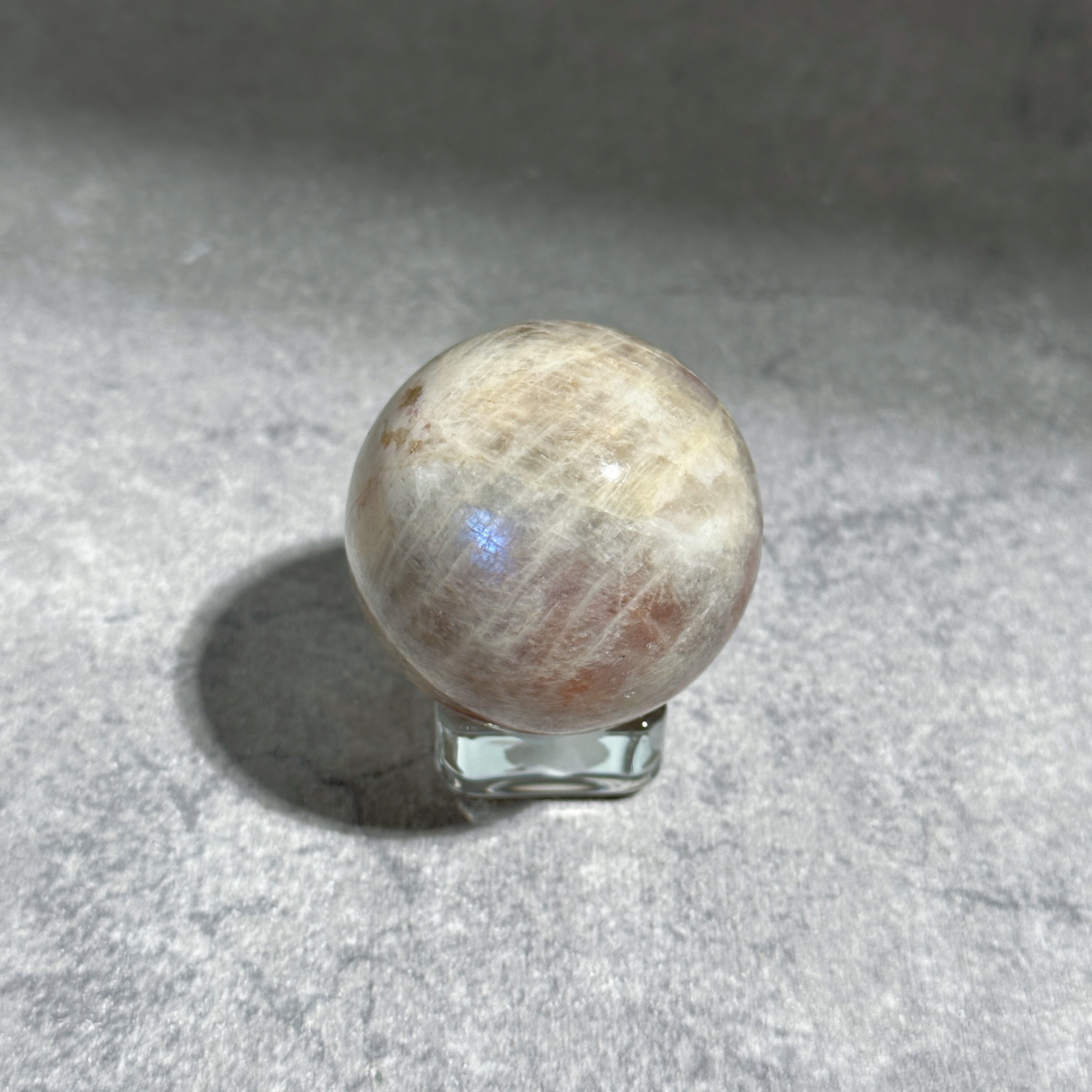 サン&ムーンストーン スフィア(丸玉)21◇Sun & Moon Stone Sphere◇ 天然石・鉱物・パワーストーン