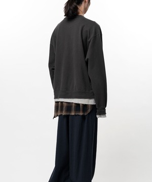 【26SS】Maison MIHARA YASUHIRO ミハラヤスヒロ / レイヤードプルオーバー トップス メンズ / TRIPLE LAYERED PO