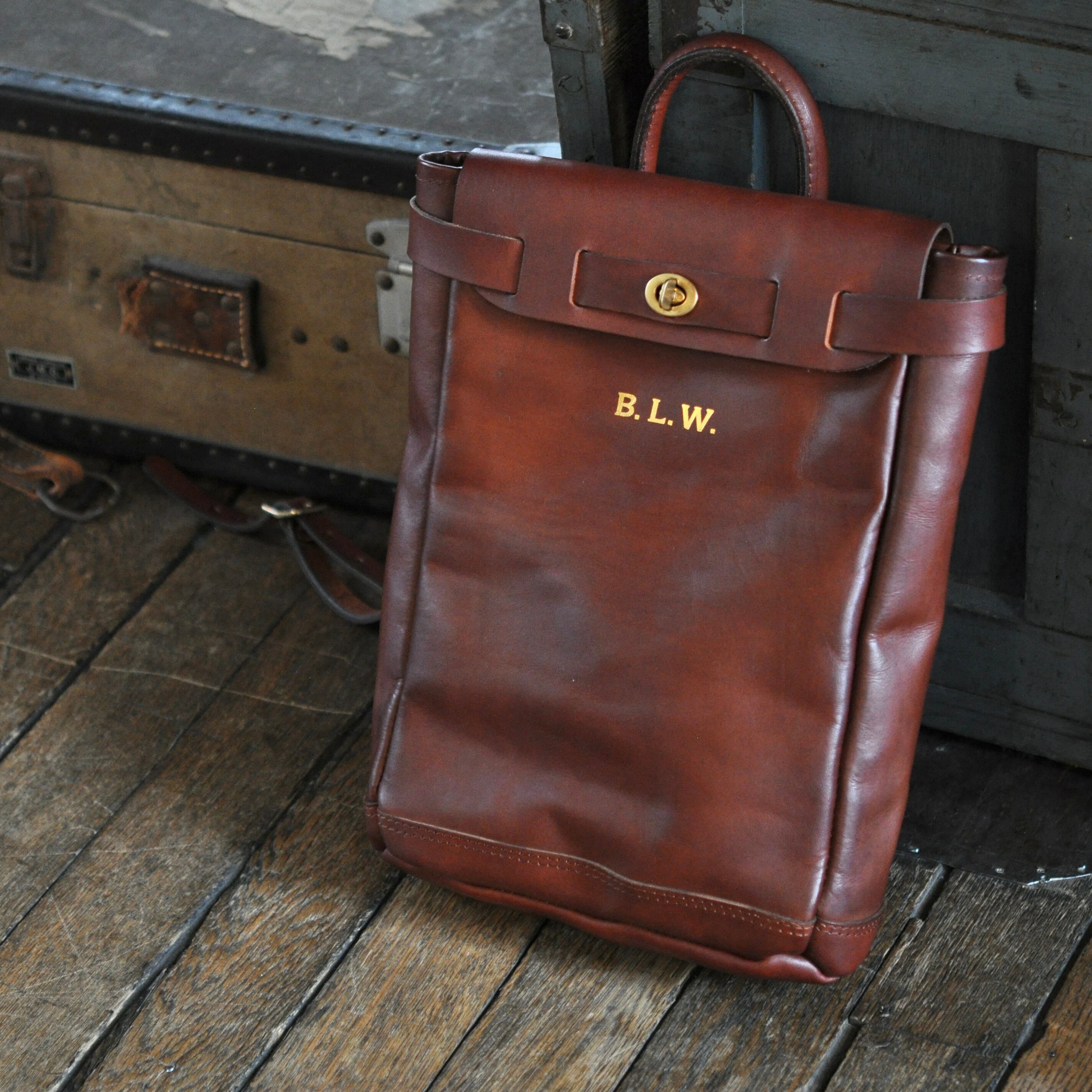 John Woodbridge and Sons Makers 12inch computer bag (brown