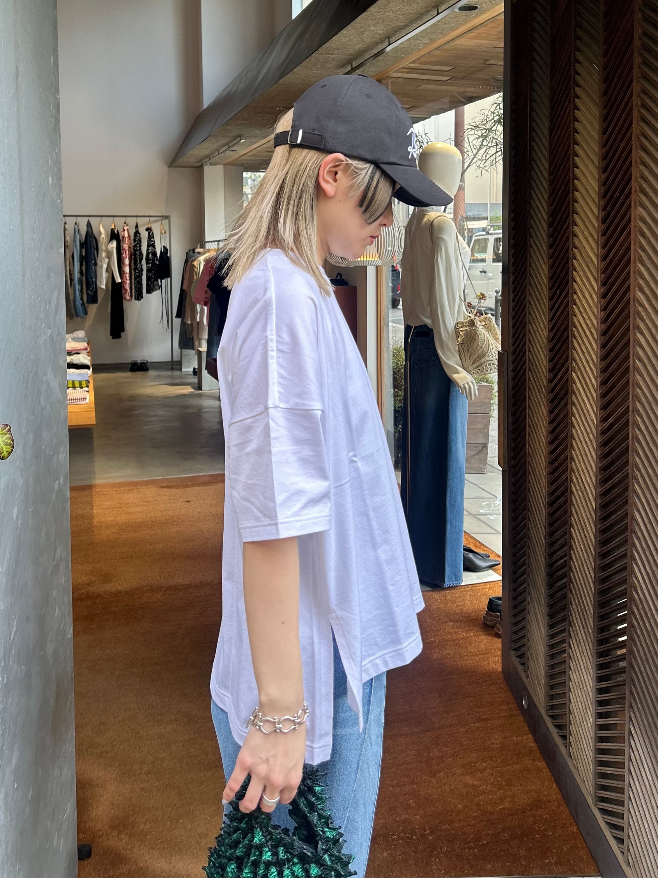 25SS】ENFOLD エンフォルド / SLIT BIG T-SHIRT / Tシャツ | TRENT