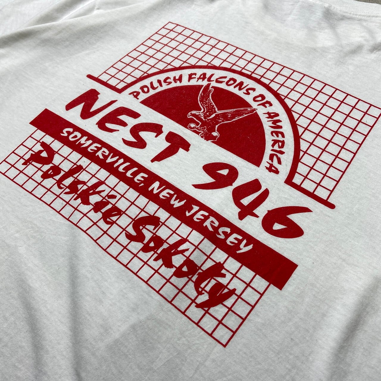 90年代 FRUIT OF THE LOOM BEST 企業ロゴプリントシャツ Tシャツ