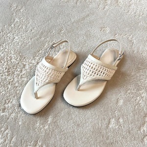 メッシュレザー バックストラップサンダル《2色》No.6247